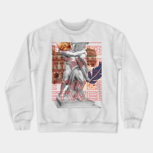 between cat and other Crewneck Sweatshirt